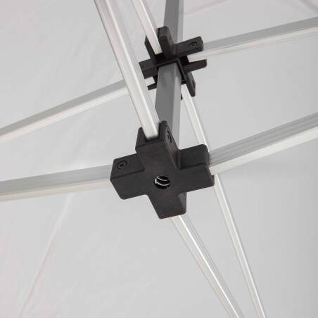 Carpa plegable de 4x4m con tela de 300g/m² y estructura de 40mm + 4 pesos de contrapeso (2/5)