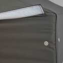 Carpa plegable de 4x4m con tela de 300g/m² y estructura de 40mm + 4 pesos de contrapeso