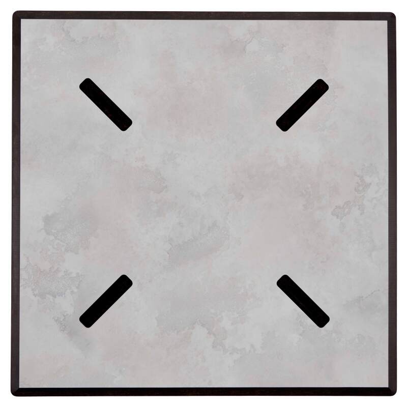 Tablero de mesa cuadrado de 70 x 70 cm en HPL (5/7)