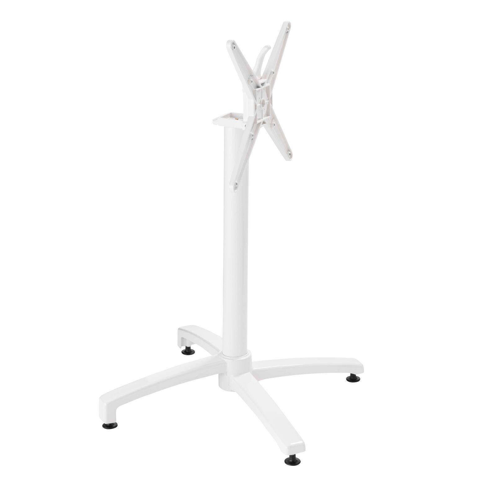 Pie de mesa con sistema inclinable de 72 cm en aluminio