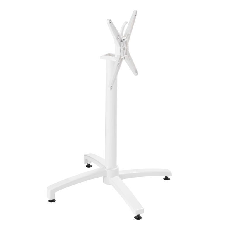 Pie de mesa con sistema inclinable de 72 cm en aluminio