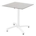 Pie de mesa con sistema inclinable de 72 cm en aluminio
