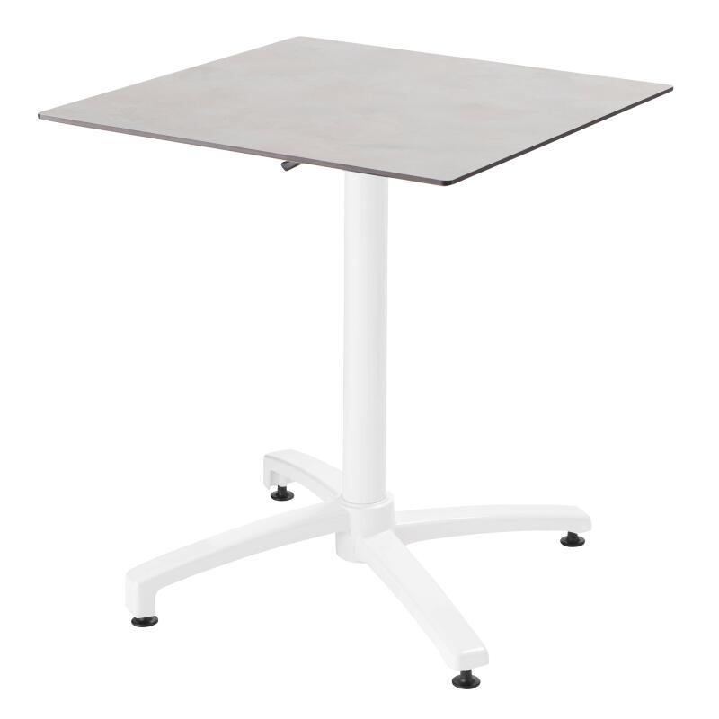 Pie de mesa con sistema inclinable de 72 cm en aluminio (4/7)