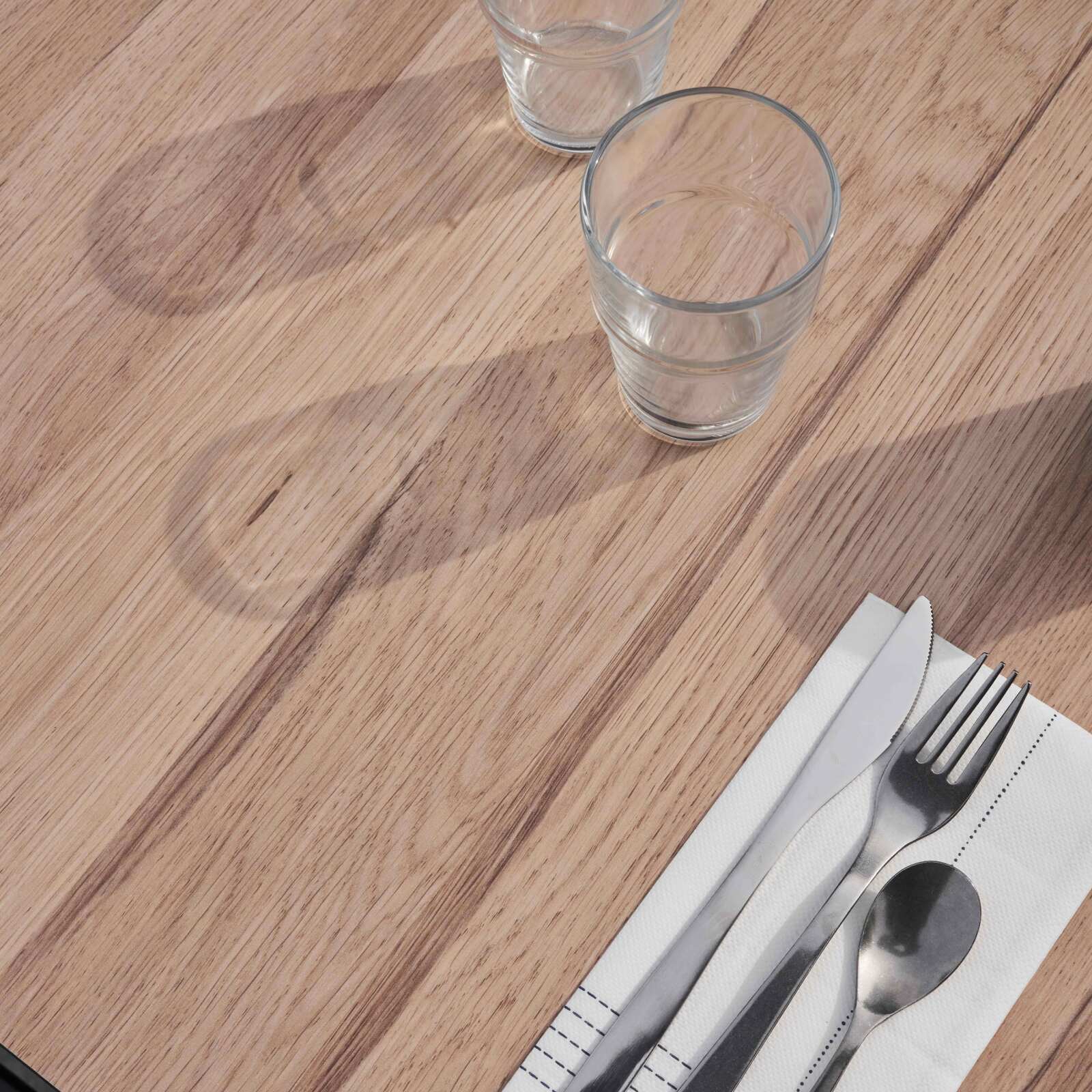 Mesa de jardín cuadrada de 60 x 60 cm inclinable en HPL