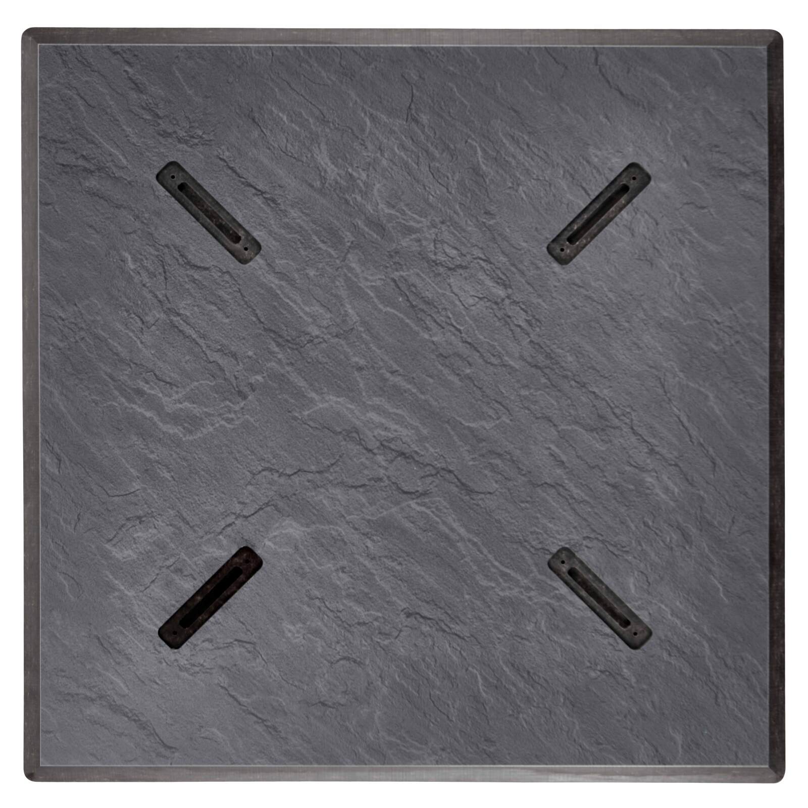 Tablero cuadrado de mesa de 60 x 60 cm en HPL