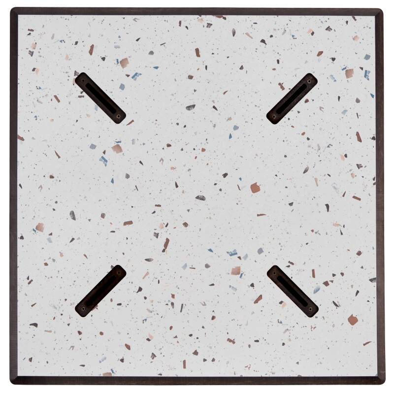 Tablero cuadrado de mesa de 60 x 60 cm en HPL (4/7)