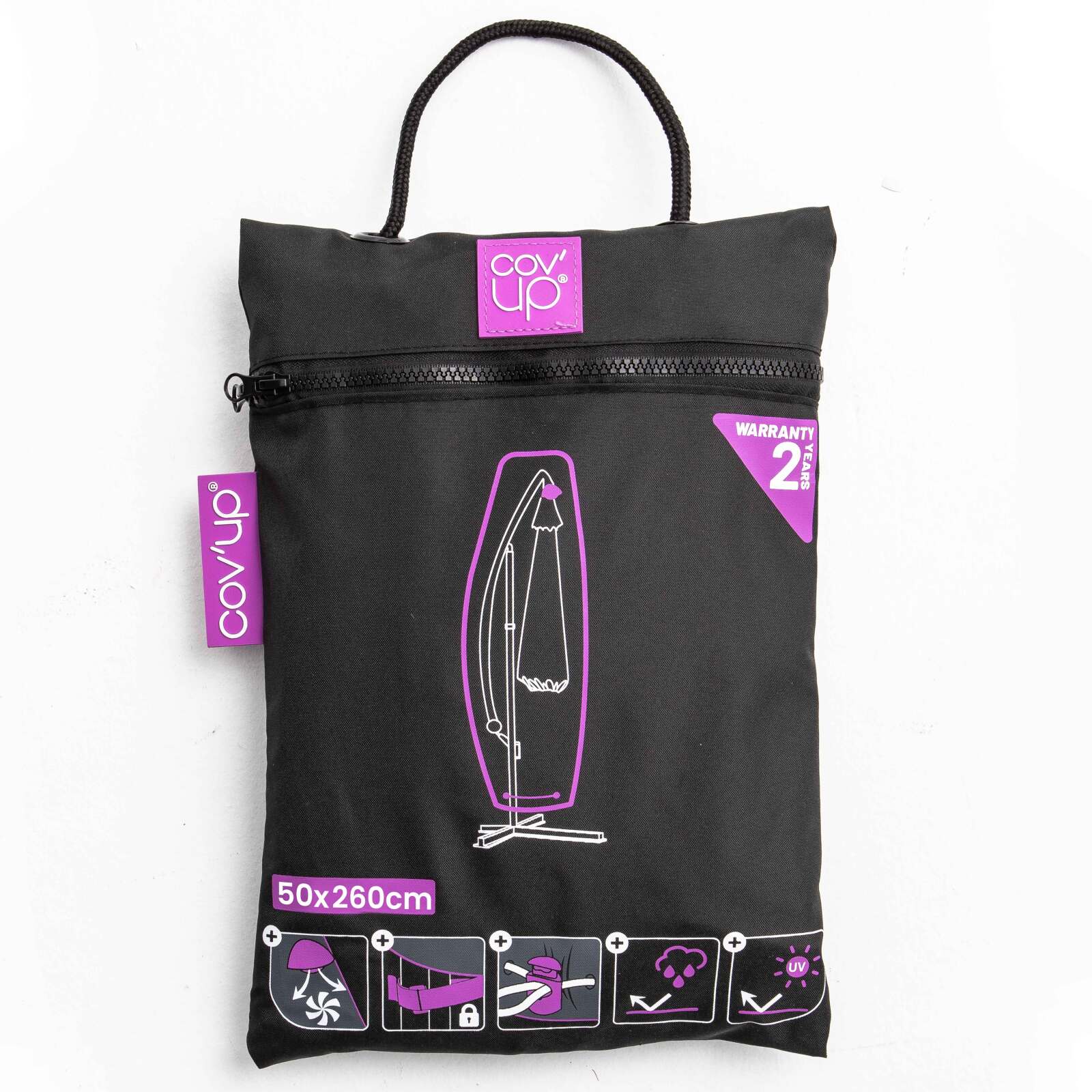 Funda de protección para sombrilla desplazada de 260 cm Funda de protección para sombrilla desplazada de 260 cm