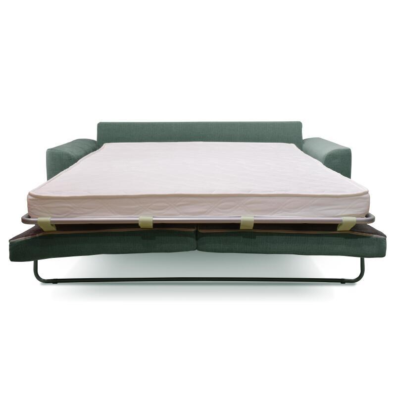 Sofá convertible de 3 plazas en tela texturizada