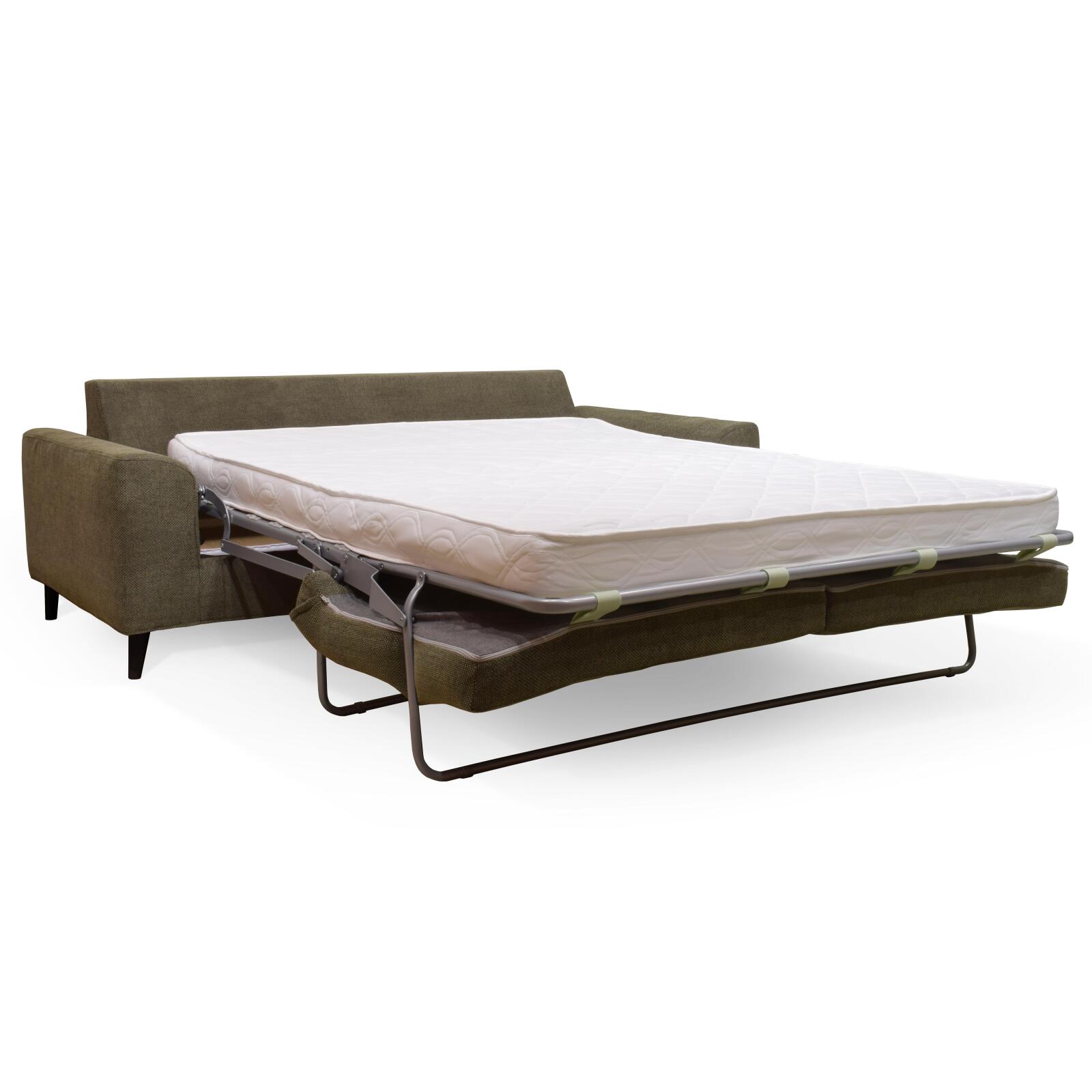 Canapé convertible de 3 plazas en tela jaspeada