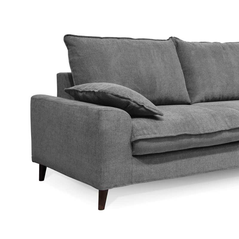 Funda de sofá de tela jaspeada de 3 plazas (3/6)