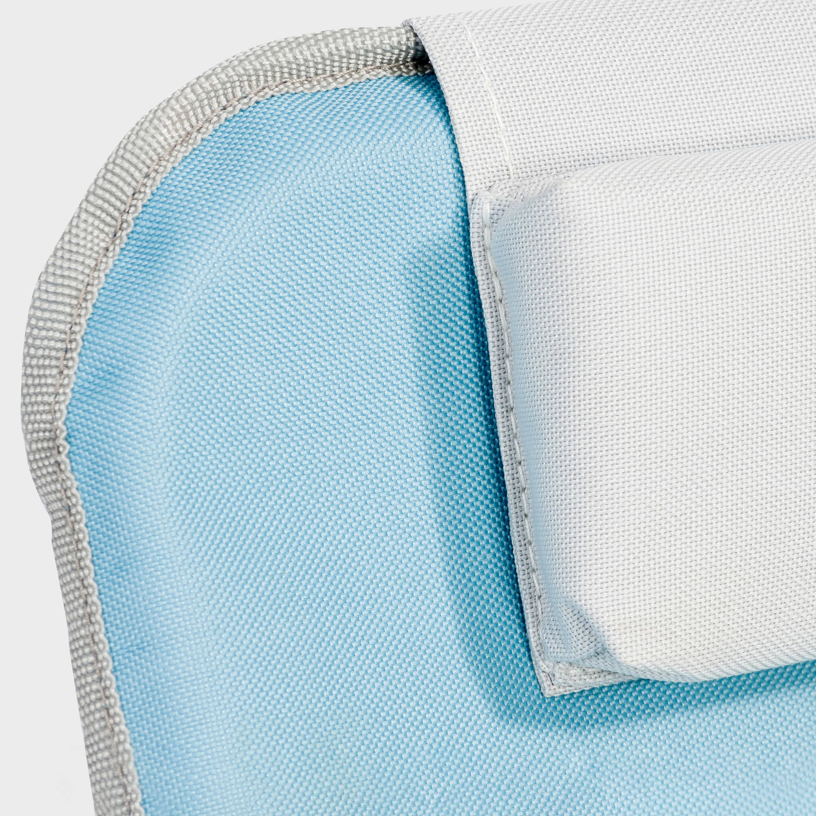 Zoom tela y cojín de colchón Clic clac des plages AZUL