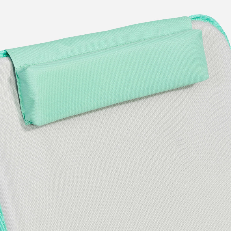 Colchón de playa plegable GRIS con cojín