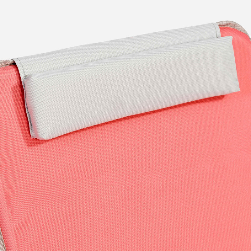 Colchón de playa plegable ROJO con cojín