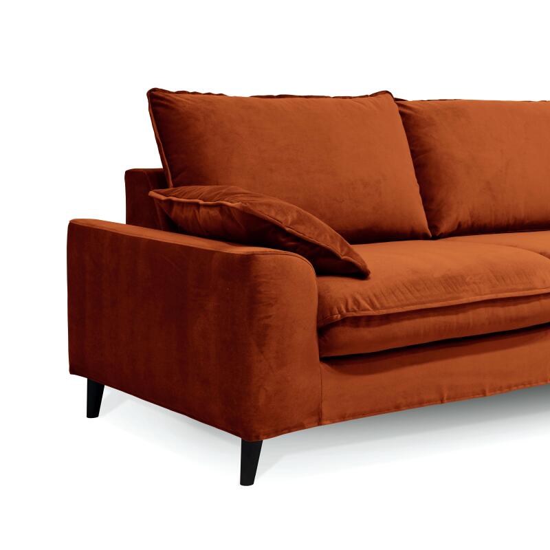 Funda de sofá convertible de terciopelo de 3 plazas (3/7)