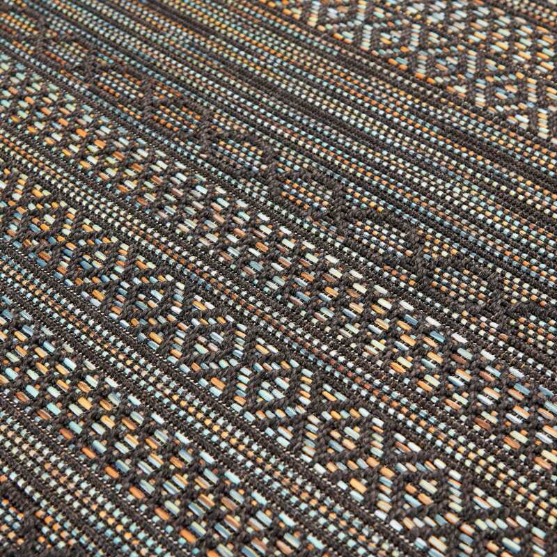 Alfombra rectangular para exteriores de polipropileno