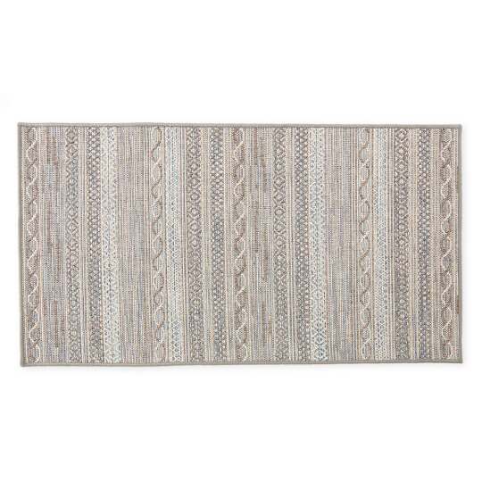 Alfombra de exterior con estampado étnico rectangular | Oviala
