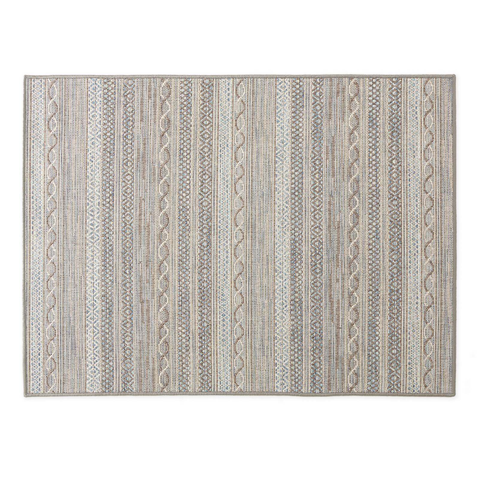 Alfombra rectangular para exteriores de polipropileno