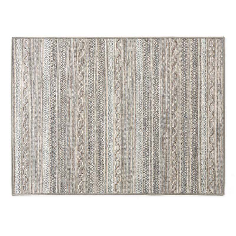 Alfombra rectangular para exteriores de polipropileno