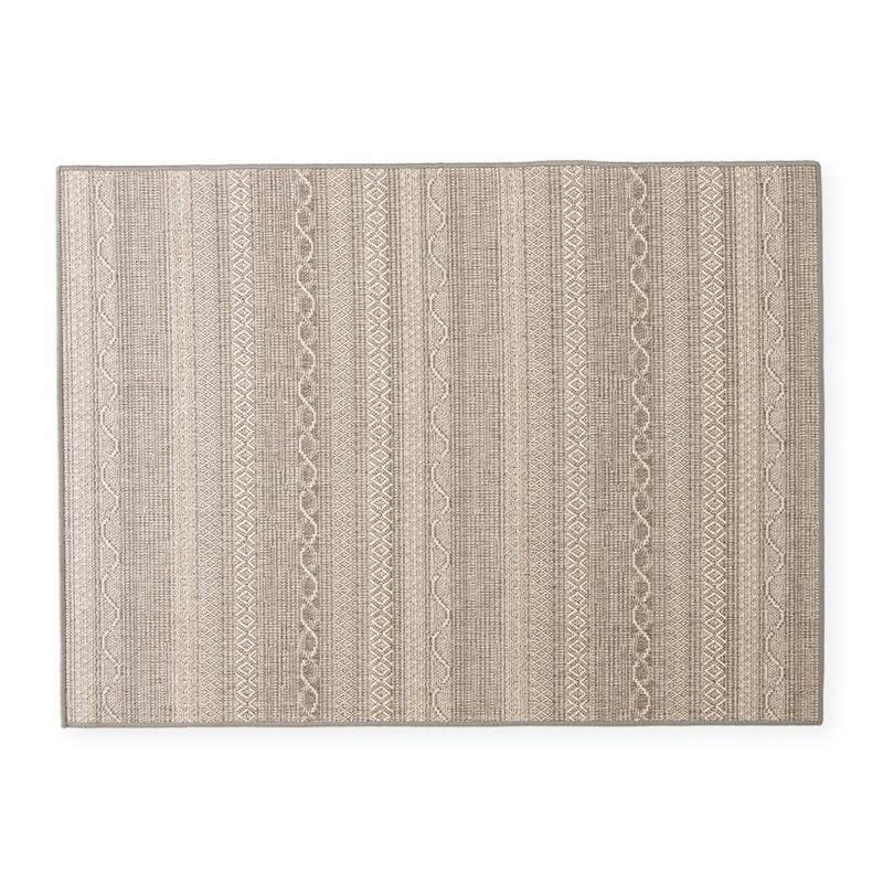 Alfombra rectangular para exteriores de polipropileno