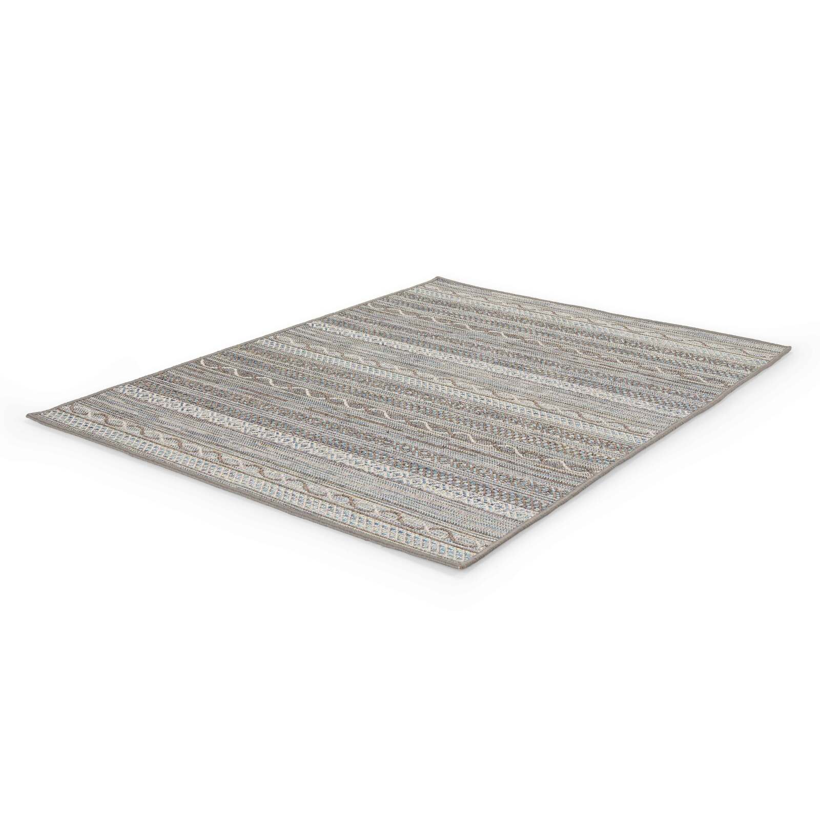 Alfombra rectangular para exteriores de polipropileno