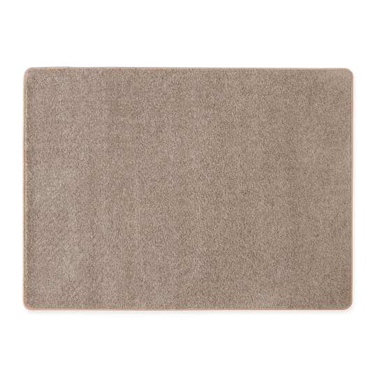 Alfombra color liso de pelo corto rectangular | Oviala