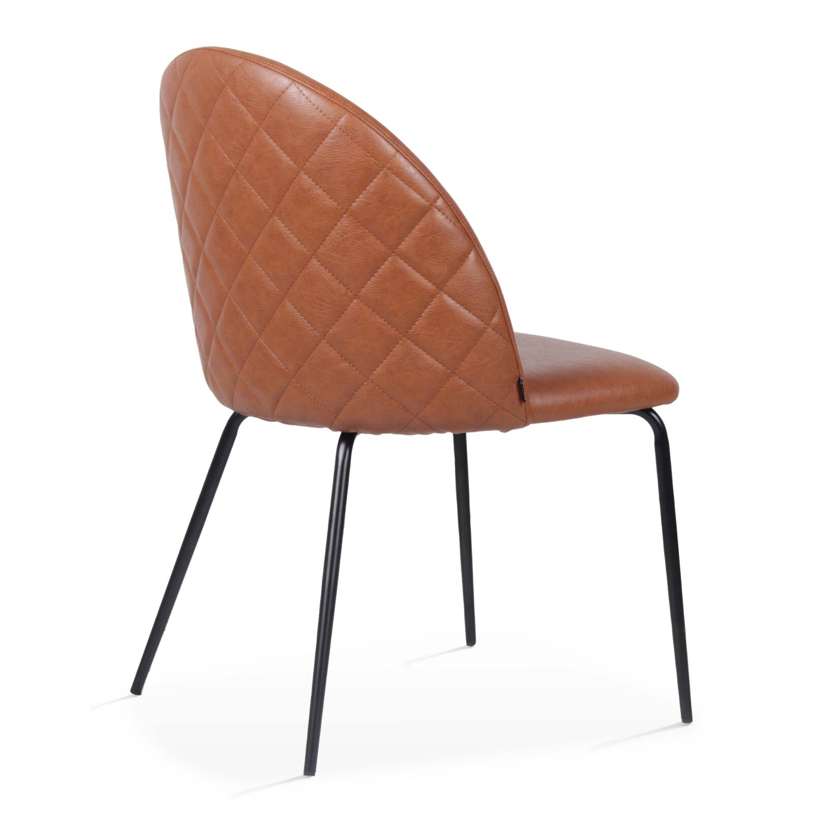 Lote de 4 sillas de tela recubierta y madera FSC®