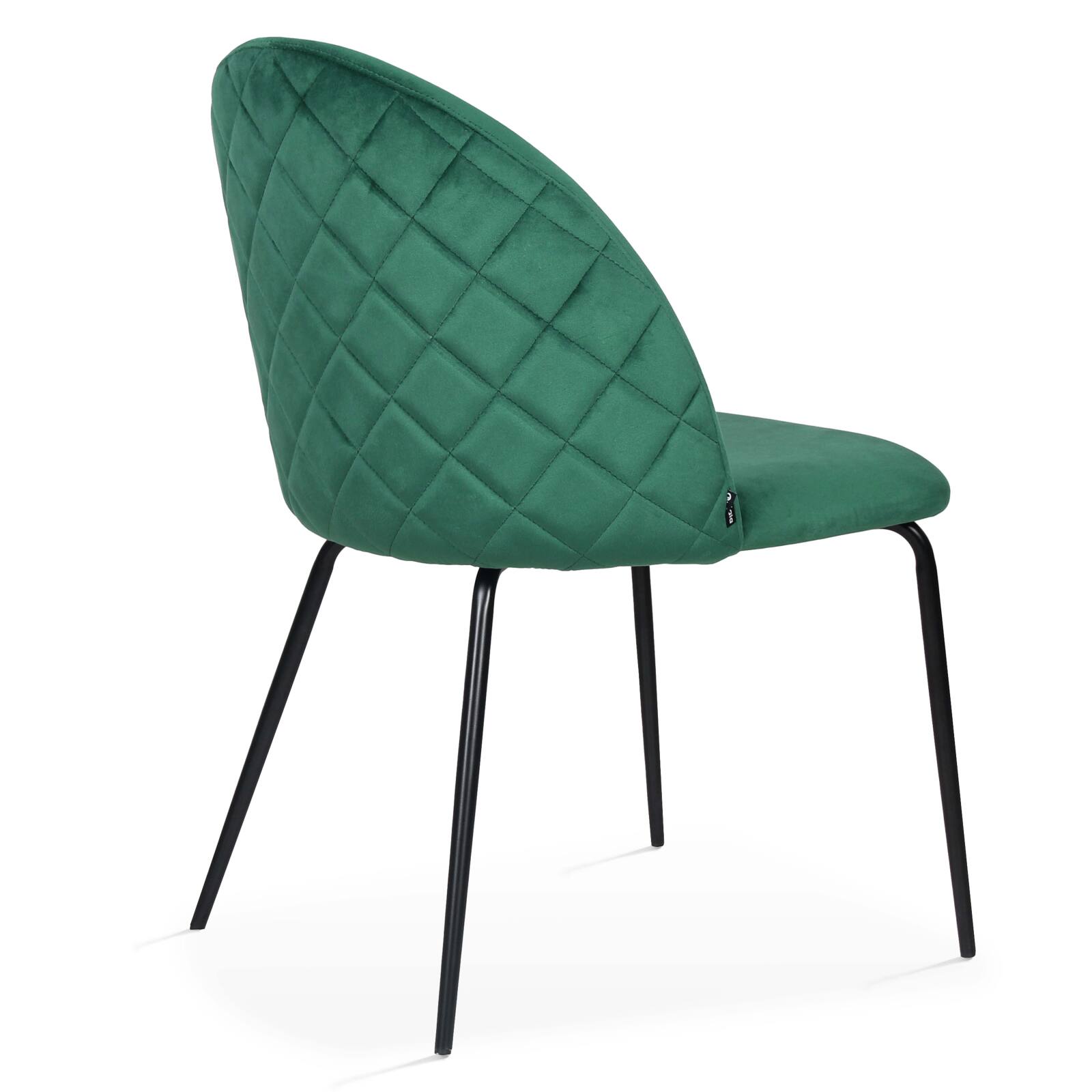 Lote de 4 sillas de terciopelo y madera FSC®