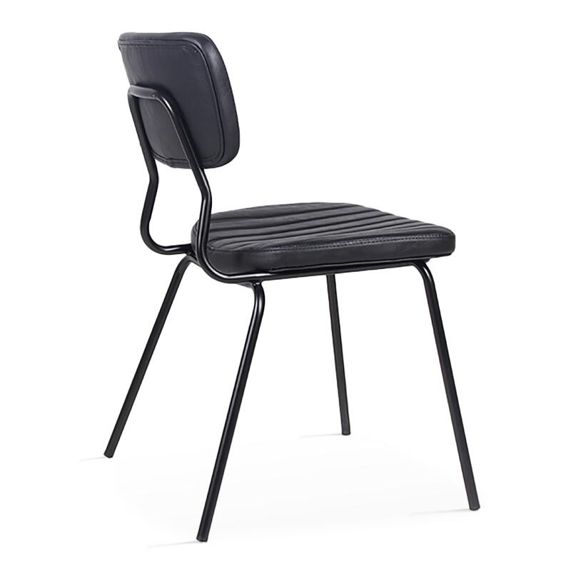 Lote de 2 sillas de tela recubierta y madera FSC® (2/4)