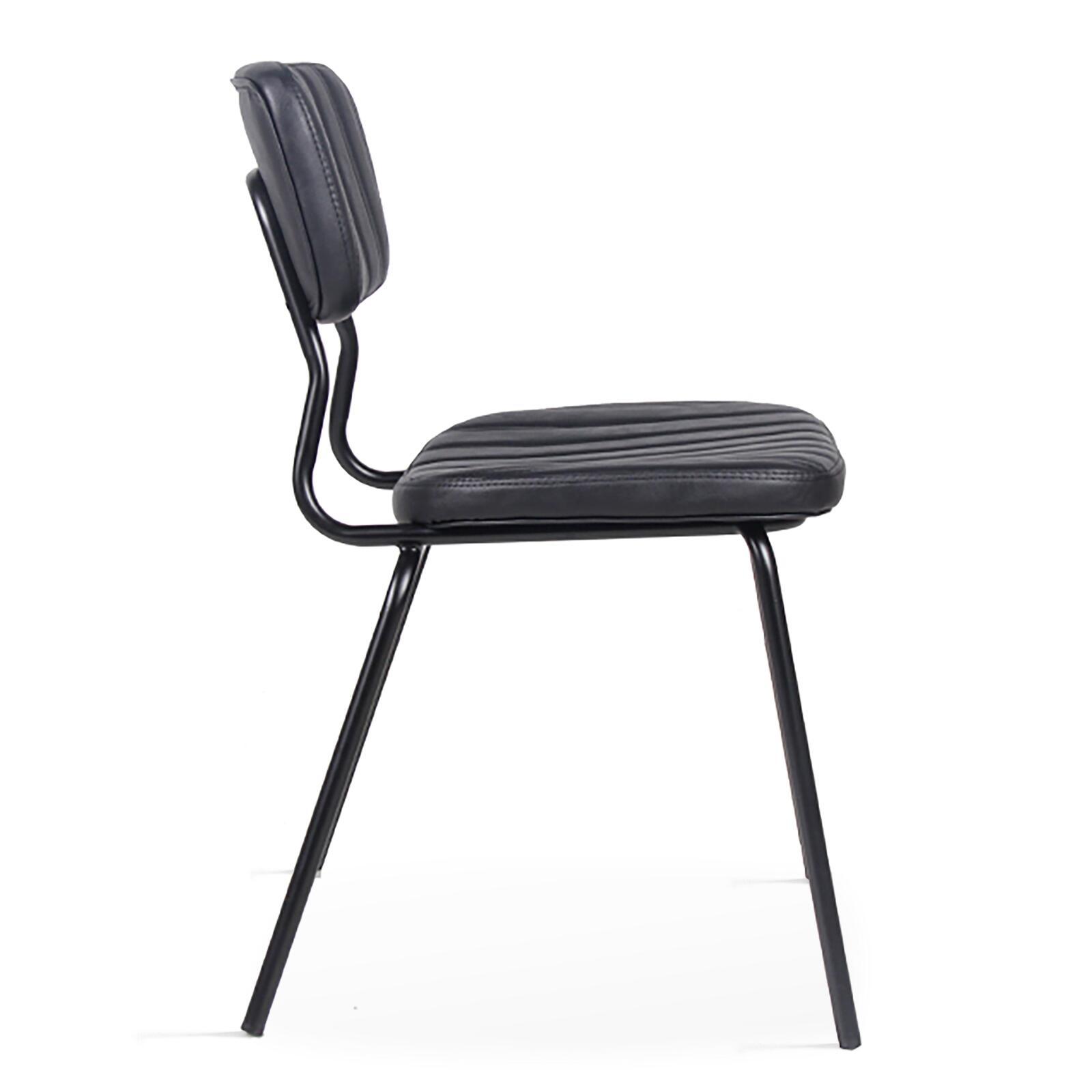 Lote de 2 sillas de tela recubierta y madera FSC®