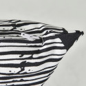 Zoom cojín de exterior estampado NEGRO Y BLANCO