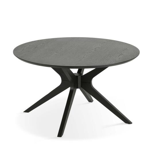 Mesa de centro de madera de roble redonda Ø80 cm | Oviala