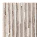 Alfombra rectangular de patchwork con efecto de piel de vaca de pelo corto