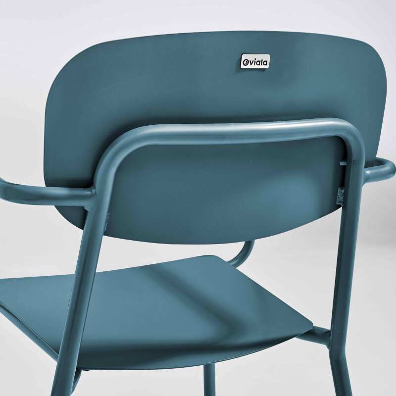 Silla de jardín de aluminio con reposabrazos (3/6)