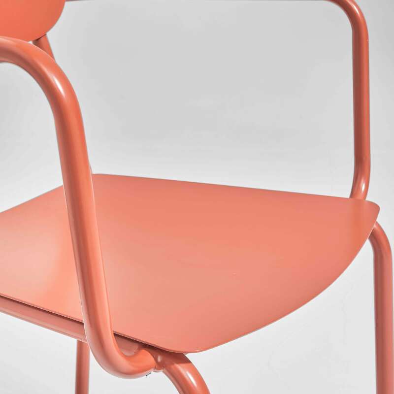 Silla de jardín de aluminio con reposabrazos (5/6)