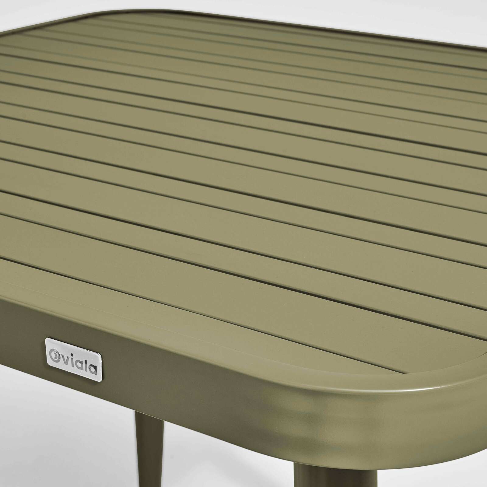 Mesa de jardín cuadrada (75 x 75 x 76 cm) de aluminio