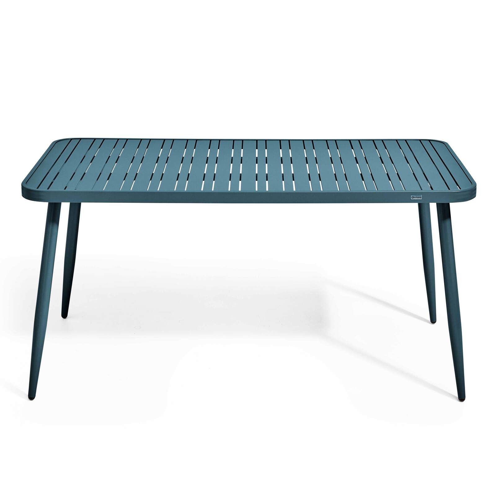 Mesa de jardín rectangular (150 x 75 x 75 cm) de aluminio
