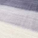 Alfombra rectangular de lana tejido plano con pelo corto