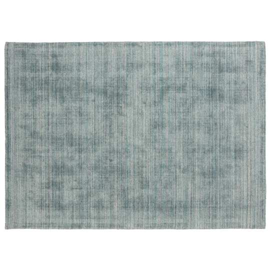 Alfombra rectangular de chenilla estampado con tonos variados y pelo corto