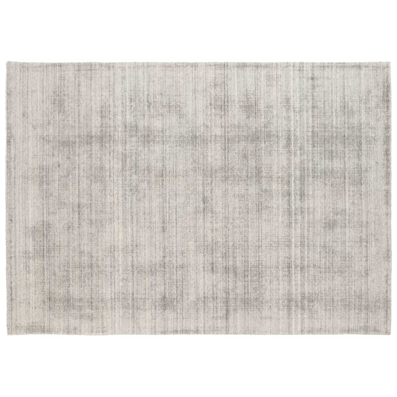 Alfombra rectangular de chenilla estampado con tonos variados y pelo corto