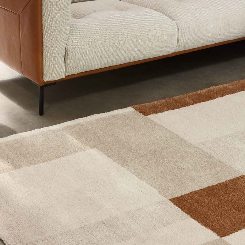 Alfombra gráfica de pelo corto