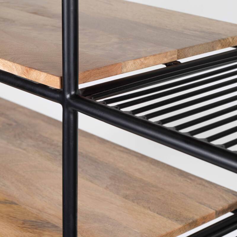 Biblioteca de mármol y metal de 162 x 109 cm