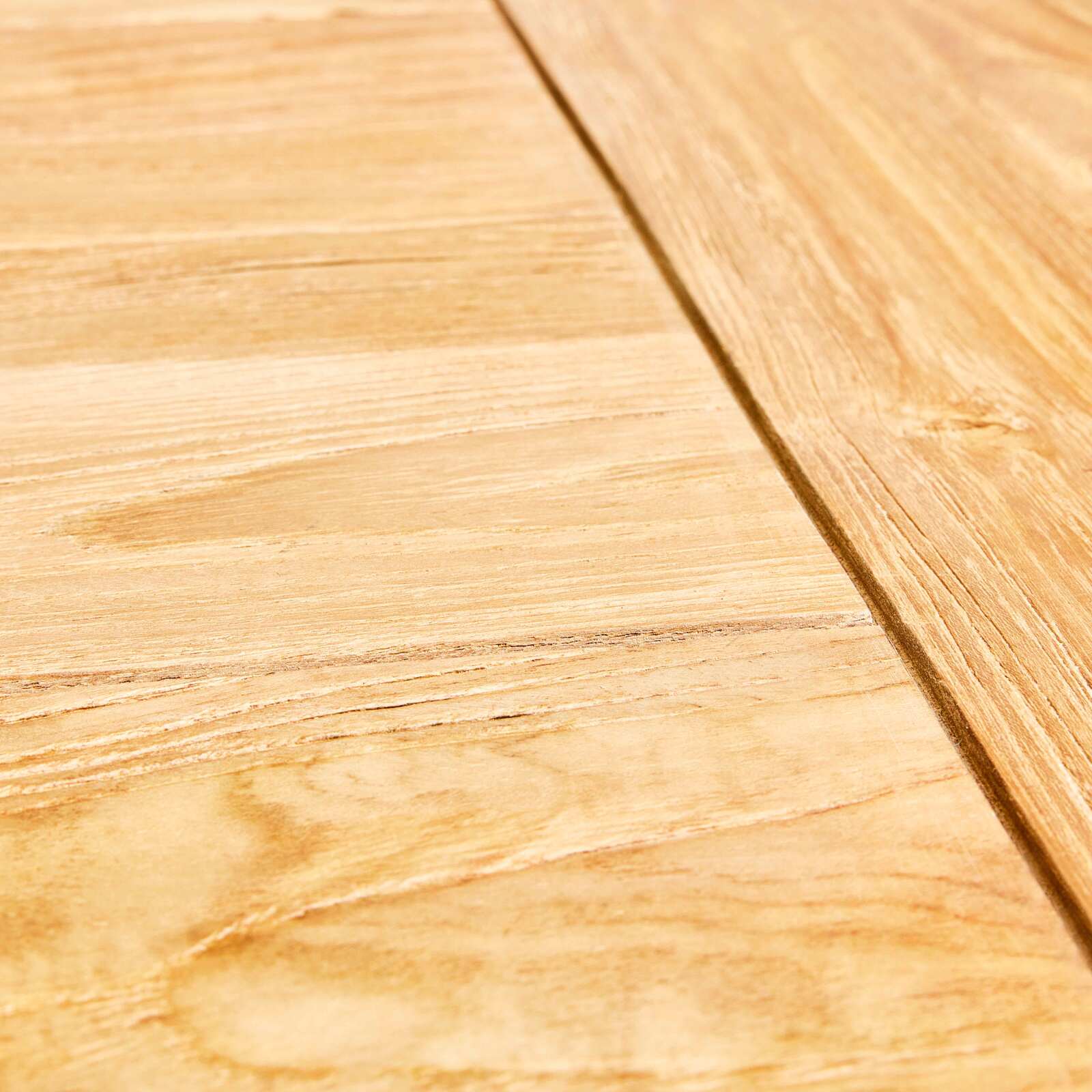 Mesa alta de 120 cm en teka reciclada Mesa alta de 120 cm en teka reciclada