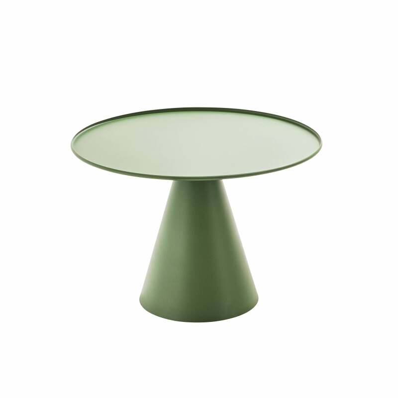 Mesa de jardín redonda de Ø60 cm de diámetro en acero