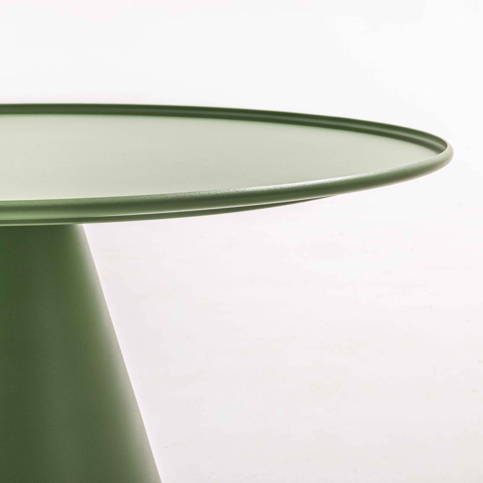 Mesa de jardín redonda de Ø60 cm de diámetro en acero