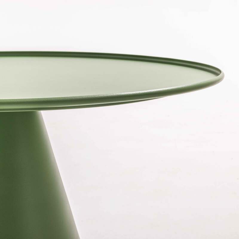 Mesa de jardín redonda de Ø60 cm de diámetro en acero