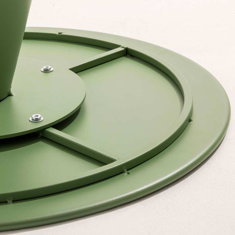 Mesa de jardín redonda de Ø60 cm de diámetro en acero