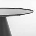 Mesa de jardín redonda de Ø60 cm de diámetro en acero
