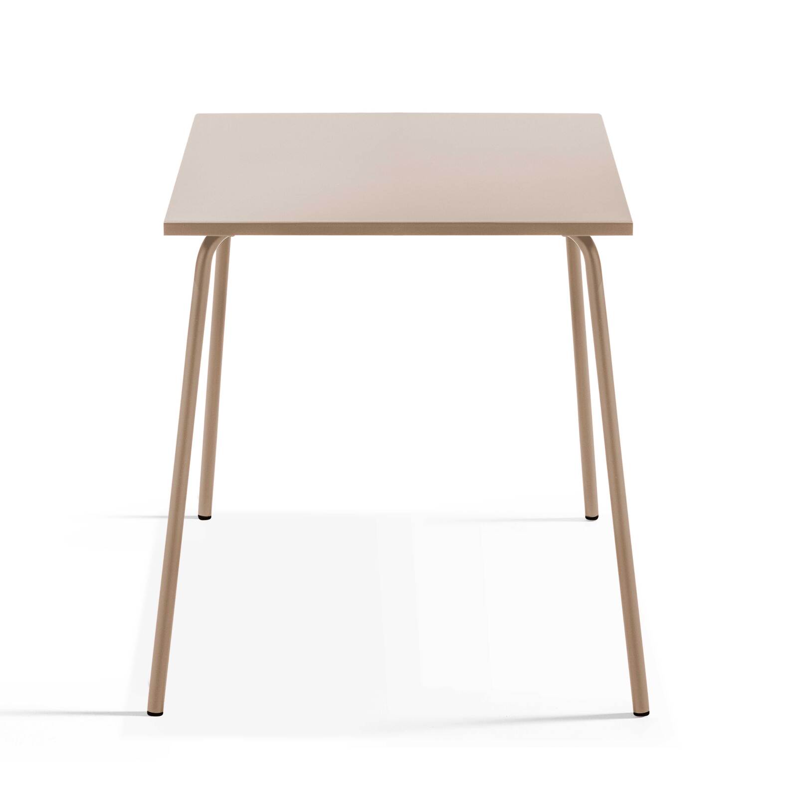 Mesa de jardín cuadrada de 70 x 70 cm y 2 sillas de bistró