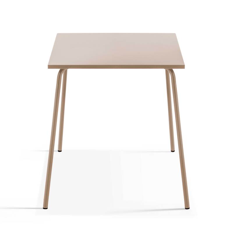 Mesa de jardín cuadrada de 70 x 70 cm y 2 sillas de bistró (2/7)