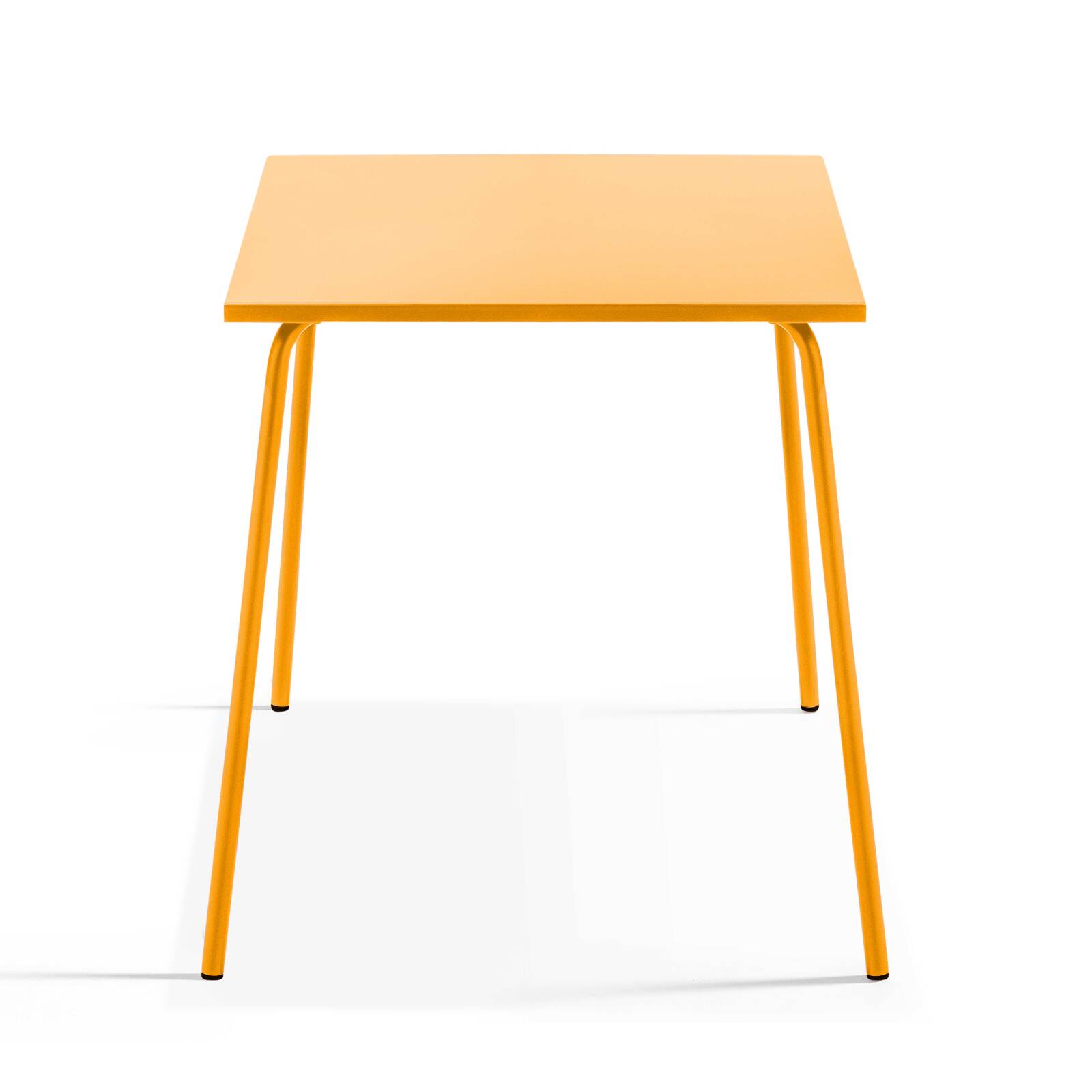 Mesa de jardín cuadrada de 70 x 70 cm y 2 sillas de bistró